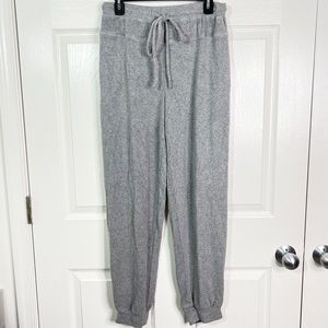Hello Nite! Luxe Heather Grey Jogger Lounge Pants 
Size S